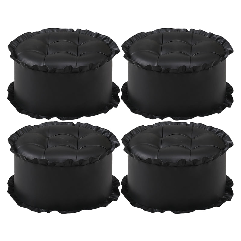 Pouf de encaje resistente al agua marrón moderno para la sala de estar para la sala de estar