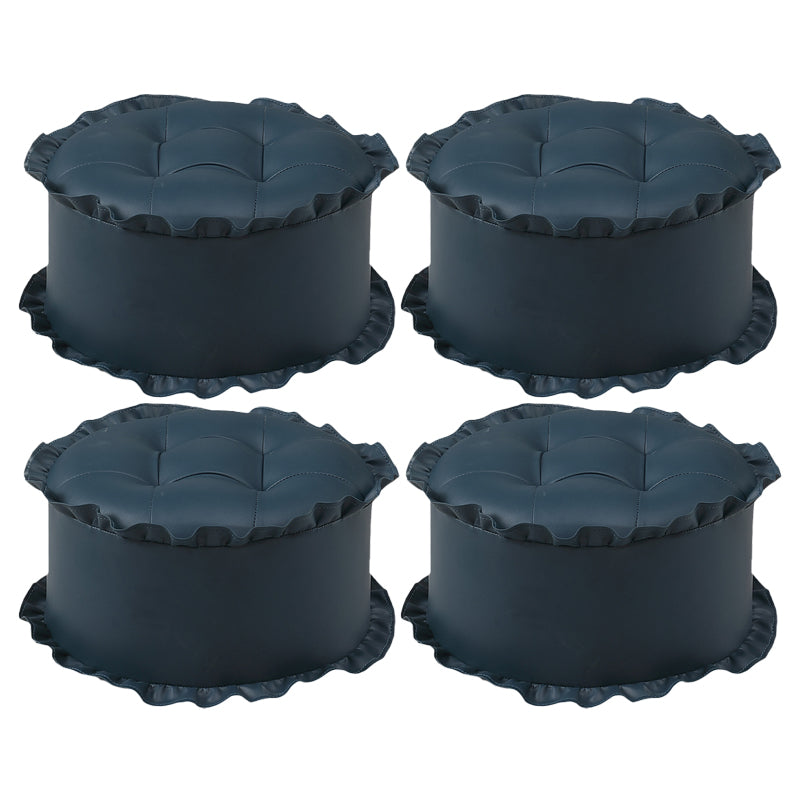 Pouf de encaje resistente al agua marrón moderno para la sala de estar para la sala de estar