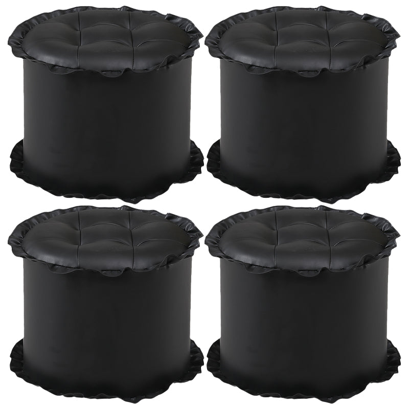 Pouf de encaje resistente al agua marrón moderno para la sala de estar para la sala de estar