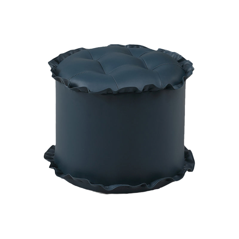 Pouf de encaje resistente al agua marrón moderno para la sala de estar para la sala de estar