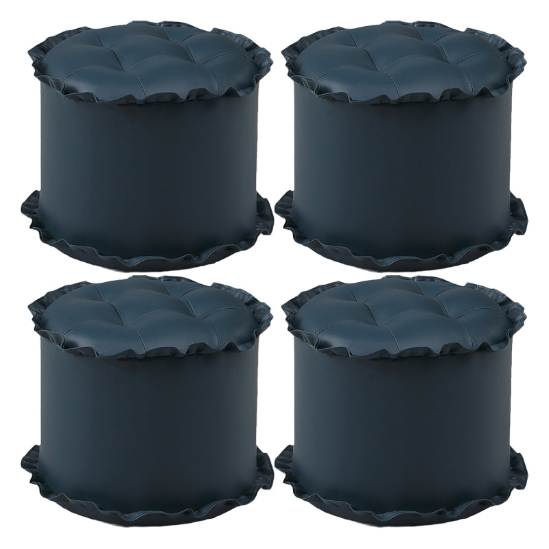 Pouf de encaje resistente al agua marrón moderno para la sala de estar para la sala de estar