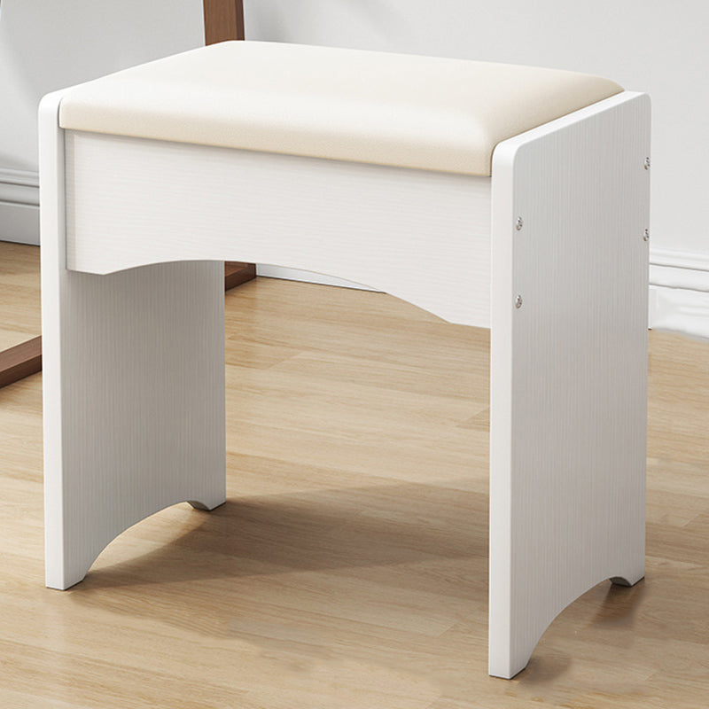 Rectángulo otomano moderno de mediados de siglo de cuero de cuero puro en color otomano resistente al agua