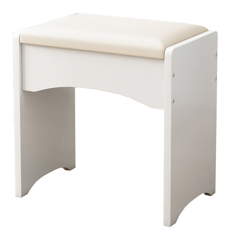 Rectángulo otomano moderno de mediados de siglo de cuero de cuero puro en color otomano resistente al agua