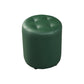Modern Round Ottoman Solid Color Genuine Leather Tufted Pouf Ottoman Green 1 Piece Clearhalo 'furn' 'furn_ottomans_poufs' 'Furniture' 'Living Room Furniture' 'Ottomans & Poufs' 'ottomans_poufs' 5924950