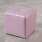 Modern Black Water Resistant Cube Square Leather Indoor Cube Pink 1 Piece Clearhalo 'furn' 'furn_ottomans_poufs' 'Furniture' 'Living Room Furniture' 'Ottomans & Poufs' 'ottomans_poufs' 5925004