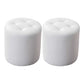 Mid-Century Tufted Ottoman Solid Color Water Resistant Genuine Leather Ottoman White Round 2 Piece Set Clearhalo 'furn' 'furn_ottomans_poufs' 'Furniture' 'Living Room Furniture' 'Ottomans & Poufs' 'ottomans_poufs' 5925040