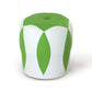 Modern Water Resistant Pouf Round Color Block Leather Indoor Pouf Green 1 Piece Clearhalo 'furn' 'furn_ottomans_poufs' 'Furniture' 'Living Room Furniture' 'Ottomans & Poufs' 'ottomans_poufs' 5925143