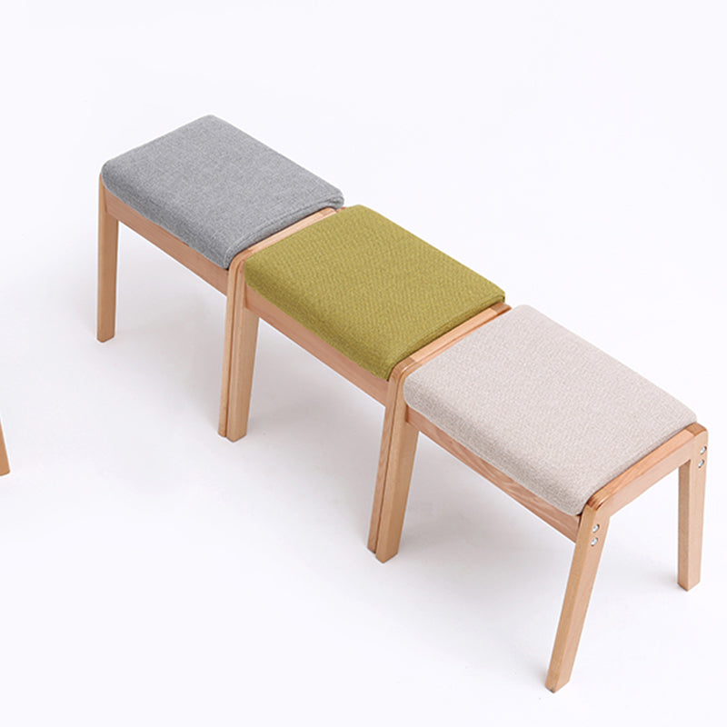 Modern Standard Yellow Rectangle Leather Water Resistant Indoor Standard Clearhalo 'furn' 'furn_ottomans_poufs' 'Furniture' 'Living Room Furniture' 'Ottomans & Poufs' 'ottomans_poufs' 5925210