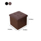 Vintage Tufted Ottoman Pure Color PU Leather Water Resistant Square Ottoman with Storage Clearhalo 'furn' 'furn_ottomans_poufs' 'Furniture' 'Living Room Furniture' 'Ottomans & Poufs' 'ottomans_poufs' 5925230