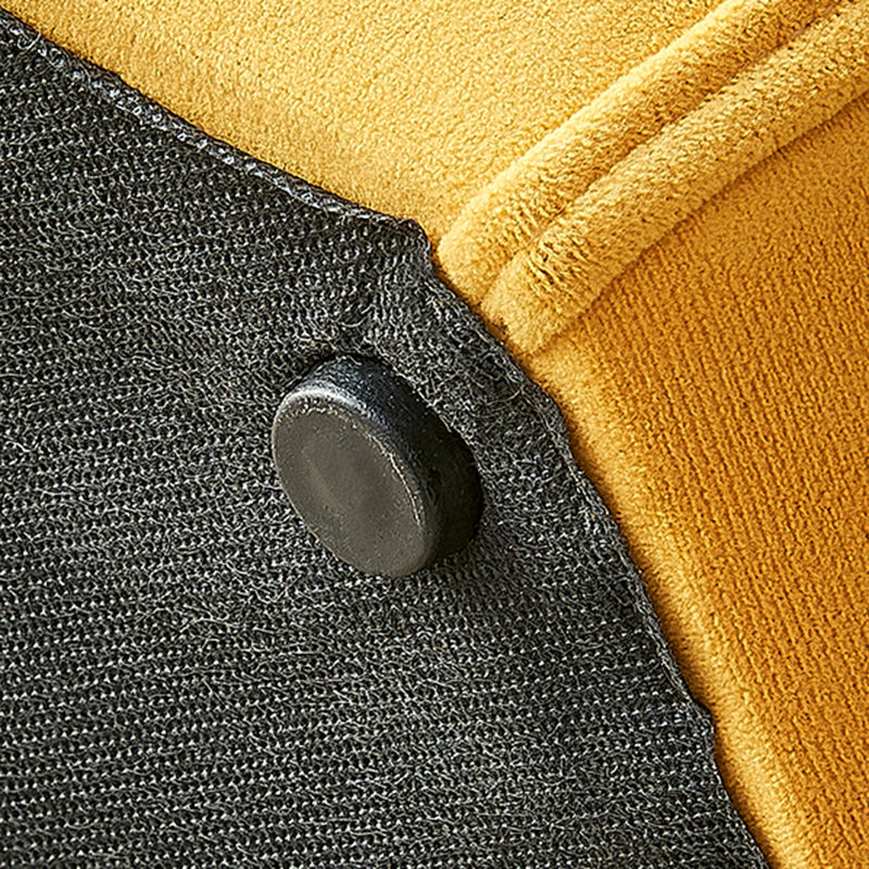 Contemporary Ottoman Solid Color Cotton Blend Standard Indoor Tear Resistant Ottoman Clearhalo 'furn' 'furn_ottomans_poufs' 'Furniture' 'Living Room Furniture' 'Ottomans & Poufs' 'ottomans_poufs' 5925290