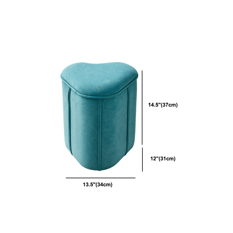 Contemporary Ottoman Solid Color Cotton Blend Standard Indoor Tear Resistant Ottoman Clearhalo 'furn' 'furn_ottomans_poufs' 'Furniture' 'Living Room Furniture' 'Ottomans & Poufs' 'ottomans_poufs' 5925319