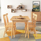 Rectangular Solid Wood Dining Table Modern Furniture with 4 Legs