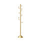 Glam Coat Rack Free Standing Coat Hook Metal Hall Stand Living Room 11"L x 11"W x 70"H Gold Clearhalo 'Entry & Mudroom Furniture' 'furn' 'furn_hall_tree_coat_racks' 'Furniture' 'Hall Trees & Coat Racks' 'hall_tree_coat_racks' 5926309