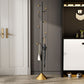 Glam Coat Rack Free Standing Coat Hook Metal Hall Stand Living Room Clearhalo 'Entry & Mudroom Furniture' 'furn' 'furn_hall_tree_coat_racks' 'Furniture' 'Hall Trees & Coat Racks' 'hall_tree_coat_racks' 5926311