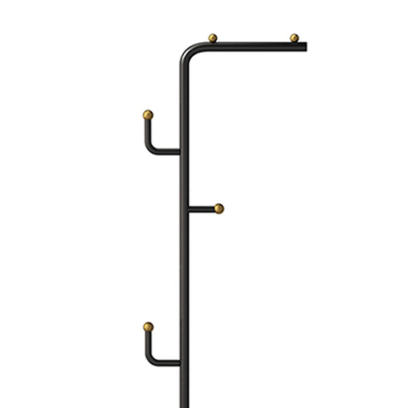 Glam Coat Rack Free Standing Coat Hook Metal Hall Stand Living Room Clearhalo 'Entry & Mudroom Furniture' 'furn' 'furn_hall_tree_coat_racks' 'Furniture' 'Hall Trees & Coat Racks' 'hall_tree_coat_racks' 5926315
