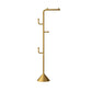 Glam Coat Rack Free Standing Coat Hook Metal Hall Stand Living Room 11"L x 11"W x 69"H Gold Clearhalo 'Entry & Mudroom Furniture' 'furn' 'furn_hall_tree_coat_racks' 'Furniture' 'Hall Trees & Coat Racks' 'hall_tree_coat_racks' 5926317