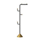 Glam Coat Rack Free Standing Coat Hook Metal Hall Stand Living Room 11"L x 11"W x 69"H Black Clearhalo 'Entry & Mudroom Furniture' 'furn' 'furn_hall_tree_coat_racks' 'Furniture' 'Hall Trees & Coat Racks' 'hall_tree_coat_racks' 5926318