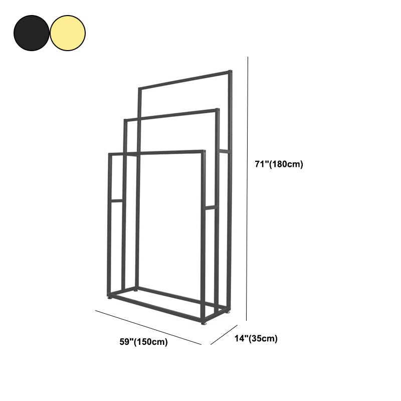 Contemporary Coat Rack Free Standing Metal Hall Stand Hallway