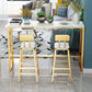 Glam Style 1/2/3 Pieces Bar Table Set Rectangle Bar Table with High Stools for Kitchen Clearhalo 'Bar Furniture' 'furn' 'furn_home_bar_bar_sets' 'Furniture' 'Home Bars & Bar Sets' 'home_bar_bar_sets' 'Kitchen & Dining Furniture' 5926638