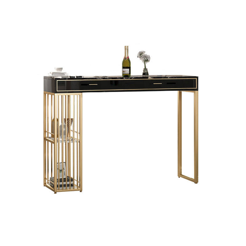 Modern 1/2/3 Pieces Counter Height Set Rectangle Indoor Pub Dining Set with Storage Clearhalo 'Bar Furniture' 'furn' 'furn_home_bar_bar_sets' 'Furniture' 'Home Bars & Bar Sets' 'home_bar_bar_sets' 'Kitchen & Dining Furniture' 5926656