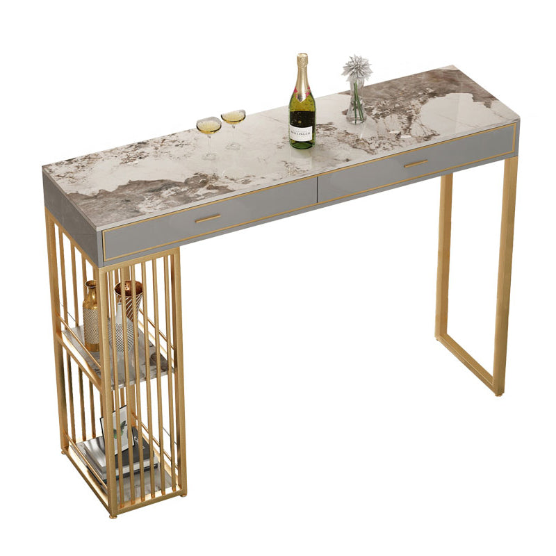 Modern 1/2/3 Pieces Counter Height Set Rectangle Indoor Pub Dining Set with Storage Clearhalo 'Bar Furniture' 'furn' 'furn_home_bar_bar_sets' 'Furniture' 'Home Bars & Bar Sets' 'home_bar_bar_sets' 'Kitchen & Dining Furniture' 5926657