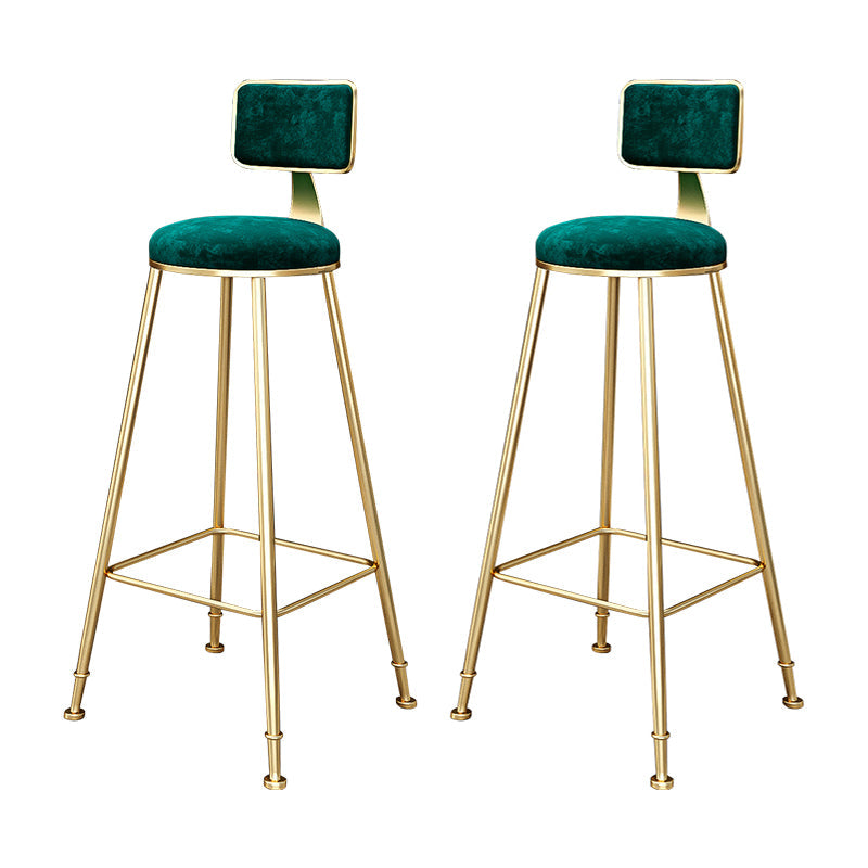 Modern 1/2/3 Pieces Counter Height Set Rectangle Indoor Pub Dining Set with Storage Green 30"H Stools (Set of 2) Clearhalo 'Bar Furniture' 'furn' 'furn_home_bar_bar_sets' 'Furniture' 'Home Bars & Bar Sets' 'home_bar_bar_sets' 'Kitchen & Dining Furniture' 5926665
