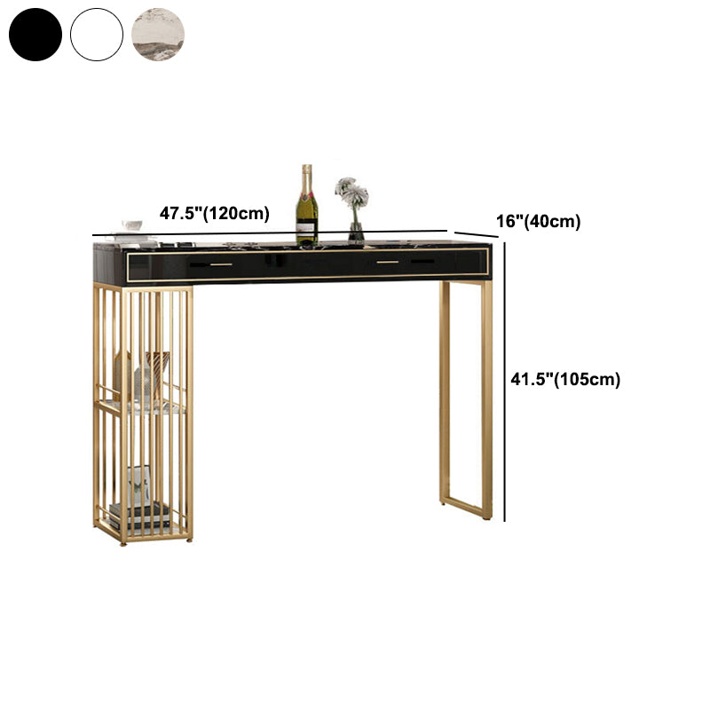 Modern 1/2/3 Pieces Counter Height Set Rectangle Indoor Pub Dining Set with Storage Clearhalo 'Bar Furniture' 'furn' 'furn_home_bar_bar_sets' 'Furniture' 'Home Bars & Bar Sets' 'home_bar_bar_sets' 'Kitchen & Dining Furniture' 5926674