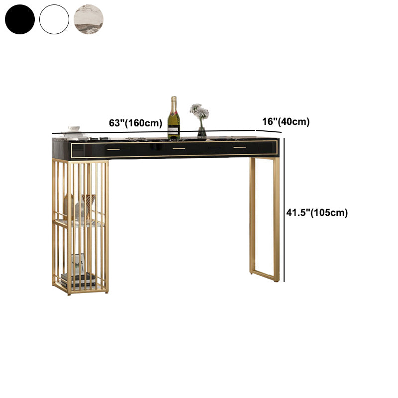 Modern 1/2/3 Pieces Counter Height Set Rectangle Indoor Pub Dining Set with Storage Clearhalo 'Bar Furniture' 'furn' 'furn_home_bar_bar_sets' 'Furniture' 'Home Bars & Bar Sets' 'home_bar_bar_sets' 'Kitchen & Dining Furniture' 5926676