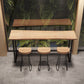 Modern Rectangular Bar Table Set 1/4 Pieces Wooden Counter Table with Backless Stools Clearhalo 'Bar Furniture' 'furn' 'furn_home_bar_bar_sets' 'Furniture' 'Home Bars & Bar Sets' 'home_bar_bar_sets' 'Kitchen & Dining Furniture' 5926695