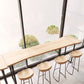 Modern Rectangular Bar Table Set 1/4 Pieces Wooden Counter Table with Backless Stools Clearhalo 'Bar Furniture' 'furn' 'furn_home_bar_bar_sets' 'Furniture' 'Home Bars & Bar Sets' 'home_bar_bar_sets' 'Kitchen & Dining Furniture' 5926699