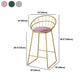 Modern Round Counter Set 1/2/5 Pieces Stone Indoor Bar Stool and Table Set Clearhalo 'Bar Furniture' 'furn' 'furn_home_bar_bar_sets' 'Furniture' 'Home Bars & Bar Sets' 'home_bar_bar_sets' 'Kitchen & Dining Furniture' 5926764