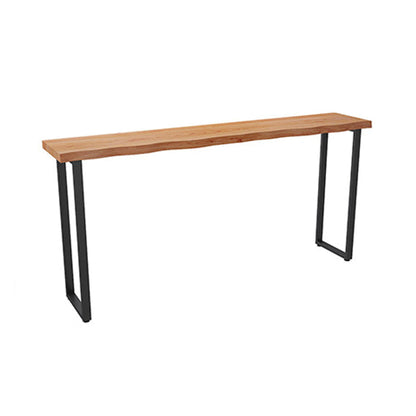 Juego de mesa de pub rectangular industrial de 1/2/4 piezas, mesa de mostrador de madera con taburetes sin respaldo