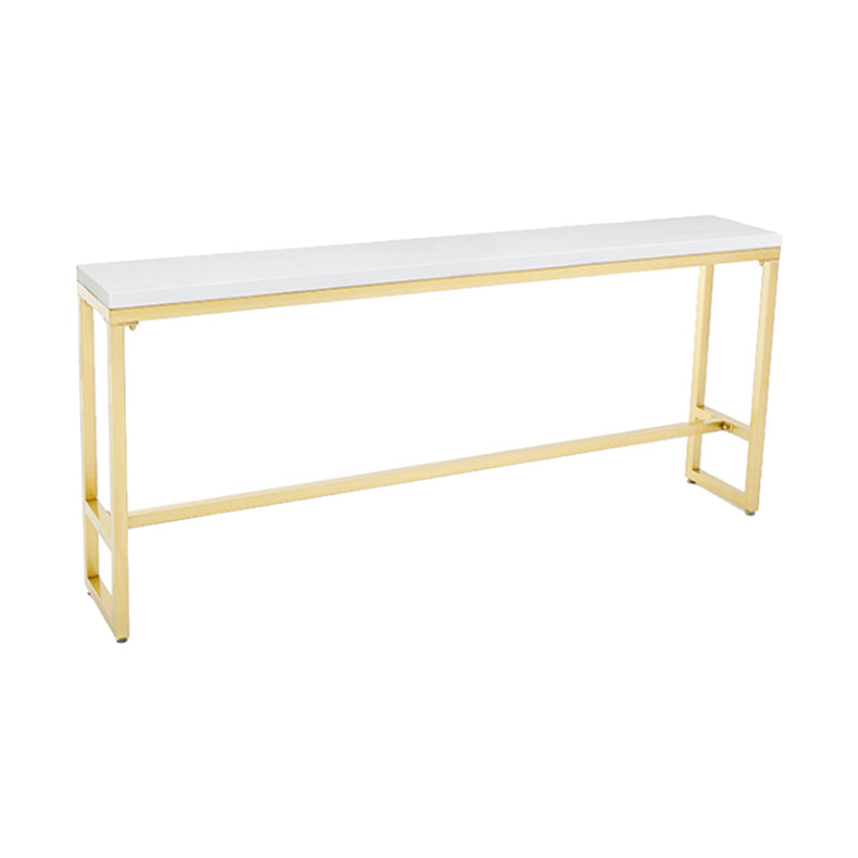 Glam – ensemble de Table de bar rectangulaire avec tabourets hauts en métal, 1/2/5/9 pièces, pour la maison