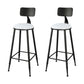 Indoor Glam Counter Height Set Rectangle 1/2/3 Pieces Marble Storage Bistro Set Black 30"H Stools (Set of 2) Clearhalo 'Bar Furniture' 'furn' 'furn_home_bar_bar_sets' 'Furniture' 'Home Bars & Bar Sets' 'home_bar_bar_sets' 'Kitchen & Dining Furniture' 5926820