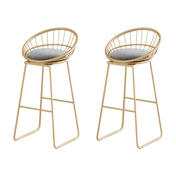 Indoor Glam Counter Height Set Rectangle 1/2/3 Pieces Marble Storage Bistro Set Gold 30"H Stools (Set of 2) Clearhalo 'Bar Furniture' 'furn' 'furn_home_bar_bar_sets' 'Furniture' 'Home Bars & Bar Sets' 'home_bar_bar_sets' 'Kitchen & Dining Furniture' 5926822