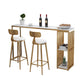 Indoor Glam Counter Height Set Rectangle 1/2/3 Pieces Marble Storage Bistro Set Clearhalo 'Bar Furniture' 'furn' 'furn_home_bar_bar_sets' 'Furniture' 'Home Bars & Bar Sets' 'home_bar_bar_sets' 'Kitchen & Dining Furniture' 5926827