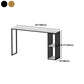 Indoor Glam Counter Height Set Rectangle 1/2/3 Pieces Marble Storage Bistro Set Clearhalo 'Bar Furniture' 'furn' 'furn_home_bar_bar_sets' 'Furniture' 'Home Bars & Bar Sets' 'home_bar_bar_sets' 'Kitchen & Dining Furniture' 5926834