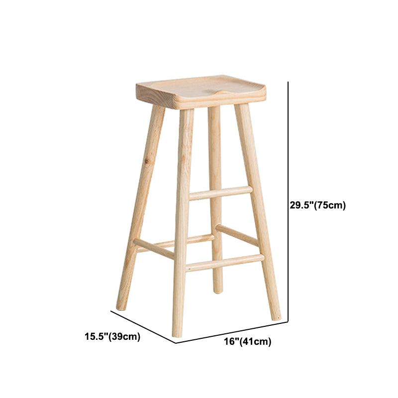 Glam Holz-Bartisch-Set, 1/2/7-teilig, rechteckiger Bartisch mit hohen Hockern für Zuhause