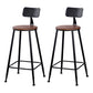 Solid Wood 1/2/4/7 Pieces Counter Height Set Rectangle Industrial Trestle Bar Table Set Black 30"H Stools (Set of 2) Clearhalo 'Bar Furniture' 'furn' 'furn_home_bar_bar_sets' 'Furniture' 'Home Bars & Bar Sets' 'home_bar_bar_sets' 'Kitchen & Dining Furniture' 5926902