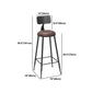 Solid Wood 1/2/4/7 Pieces Counter Height Set Rectangle Industrial Trestle Bar Table Set Clearhalo 'Bar Furniture' 'furn' 'furn_home_bar_bar_sets' 'Furniture' 'Home Bars & Bar Sets' 'home_bar_bar_sets' 'Kitchen & Dining Furniture' 5926921