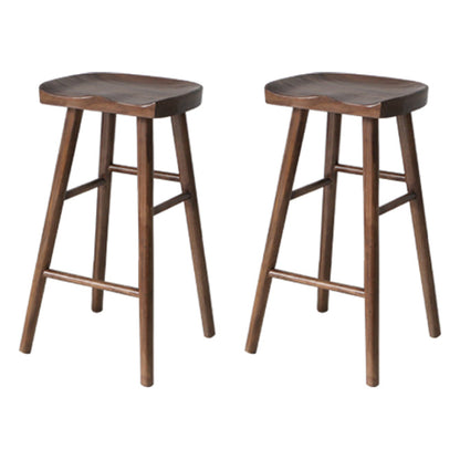 Industrielles 1/2/4/5-teiliges Bartisch-Set aus Holz, rechteckiger Bartisch mit hohen Hockern