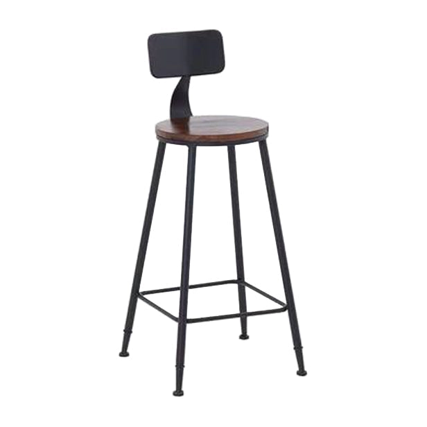 1/4/7 Pieces Modern Rectangular Bar Table Set Wooden Counter Table with High Stools Brown 30"H Stool (Single) Clearhalo 'Bar Furniture' 'furn' 'furn_home_bar_bar_sets' 'Furniture' 'Home Bars & Bar Sets' 'home_bar_bar_sets' 'Kitchen & Dining Furniture' 5926941