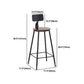 1/4/7 Pieces Modern Rectangular Bar Table Set Wooden Counter Table with High Stools Clearhalo 'Bar Furniture' 'furn' 'furn_home_bar_bar_sets' 'Furniture' 'Home Bars & Bar Sets' 'home_bar_bar_sets' 'Kitchen & Dining Furniture' 5926947