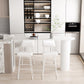 Contemporary 1/2/3/5 Pieces Sintered Stone Pub Table Set Fixed Table Counter Table