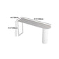 Contemporary 1/2/3/5 Pieces Sintered Stone Pub Table Set Fixed Table Counter Table