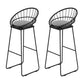 Industrial Stone Pub Table Set 1/2/5 Pieces Rectangle Indoor Bar Pub Table Set Black 30"H Stools (Set of 2) Clearhalo 'Bar Furniture' 'furn' 'furn_home_bar_bar_sets' 'Furniture' 'Home Bars & Bar Sets' 'home_bar_bar_sets' 'Kitchen & Dining Furniture' 5927013