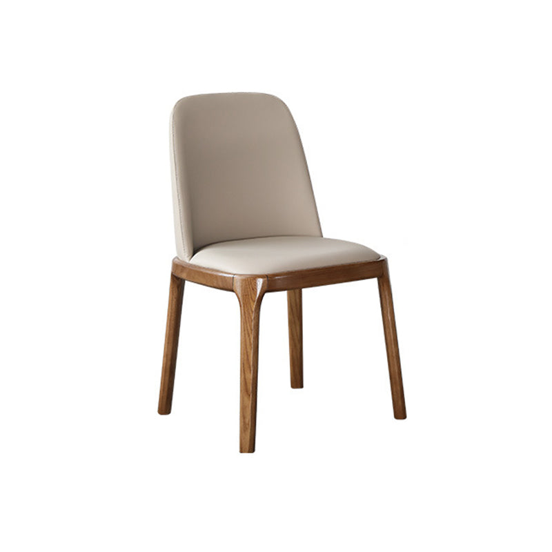 Juego de comedor de madera sólida 1/2/5/7 PCS Mesa base de pedestal con sillas tapizadas