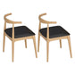 Modern Solid Wood Dining Table Set 1/2/5/7/9 Pieces Dining Set for Home Use 2 Black Chairs Clearhalo 'Dining Room Sets' 'Dining Tables & Seating' 'dining_room_set' 'furn' 'furn_dining_room_set' 'Furniture' 'Kitchen & Dining Furniture' 5927045