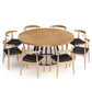 Modern Solid Wood Dining Table Set 1/2/5/7/9 Pieces Dining Set for Home Use 9 Pieces: Table, 8 Chairs Clearhalo 'Dining Room Sets' 'Dining Tables & Seating' 'dining_room_set' 'furn' 'furn_dining_room_set' 'Furniture' 'Kitchen & Dining Furniture' 5927048
