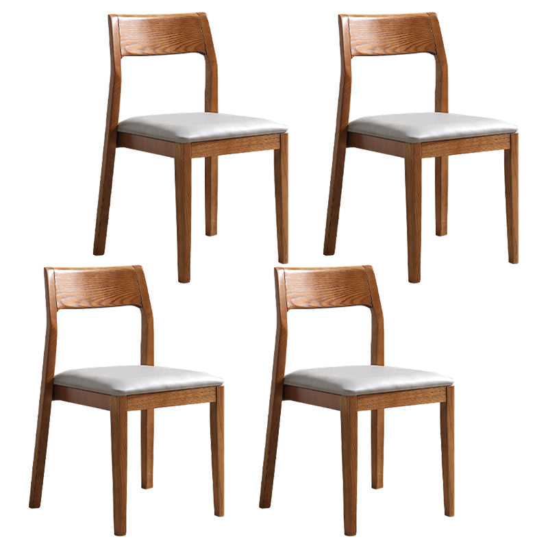 Round Dining Table Set 1/3/4/5/7 Pcs Ash Solid Wood Dining Table and Chairs